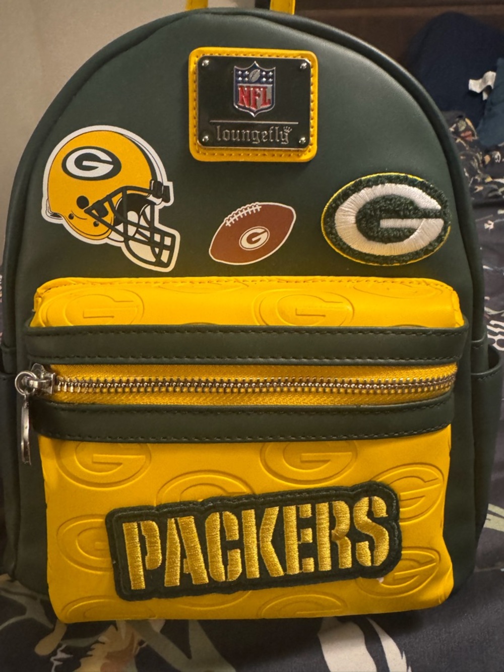 Brand NWT GreenBay Packers Loungefly backpack